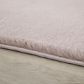 Miniatyrbild 5 av 5: Ayyildiz Modern design matta Beige 160 x 230 cm lång lugg, Enfärgad, för Vardagsrum, Baksida i bomull
