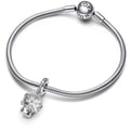 Miniatyrbillede 2 af 4: Damevedhæng - PANDORA - 792369C01 - 925/1000 Sølv - Bicolor - Cubisk Zirkonia