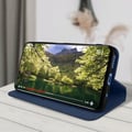 Miniatyrbild 3 av 5: Cover Honor Magic 4 Lite Flip Wallet Video Support midnattsblå