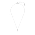 Miniatyrbillede 2 af 3: Collier Swarovski Solitaire - Metal - Hvid - 38 cm