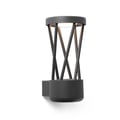 Miniatyrbild 1 av 2: LED-vägglampa - FARO - TWIST - Mörkgrå - 10W - IP65 - Aluminium