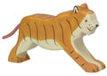 Miniatyrbild 1 av 2: FIGURIN - HOLZTIGER - Gående tiger - Handmålad trä - Europeisk tillverkning - 17 x 2,8 x 8,5 cm