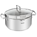 Pikkukuva 1 / 5: TEFAL Duetto+ Kattila 18 cm, Induktio, Korkealaatuinen ruostumaton teräs, 10 vuoden takuu, Niitattu kahva, Lasikansi