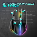 Miniatyrbild 5 av 6: GAMING MUS - SPIRIT OF GAMER - PRO-M5 - RGB - 8000 DPI - Trådlös 2.4 GHz