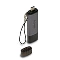 Miniatyrbild 3 av 4: SD/MicroSD-kortläsare - Lindy - USB 3.2 Typ C och A - 5 Gbit/s - Plug & Play - 2 års garanti