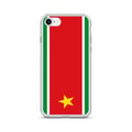 Miniatyrbild 1 av 2: Telefonfodral - PIXELFORMA - iPhone 7 - Guadeloupe Flagga - Transparent plast - TPU