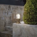 Pikkukuva 4 / 4: Kattovalaisin / Ulkopääte Mauren - Faro Barcelona - Vintage - Keltainen - Messinki- ja kristallihajotin