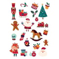 Miniatyrbild 1 av 3: Tillfällig Tatuering Jul - LITEN CLOWN - 24180 - Julutklädnad Smink