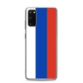 Miniatyrbild 1 av 2: Mobilskal – Rysslands flagga – Kompatibel med Samsung Galaxy S20 Plus – Mjuk fodral – Slittålig och stöttålig – Pixelforma
