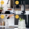 Miniatyrbild 5 av 6: Soda- och kolsyrademaskin SODASTREAM - GAIA Svart - 1 diskmaskinskompatibel flaska - 1 gaspatron 60L