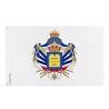 Miniatyrbild 1 av 3: Flagga Med Våpen av Frankrike – 160 x 240 cm – Hållbar Polyester – 2 Metal Öglor – Inomhus / Utomhus – Pixelforma