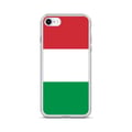 Miniatyrbild 1 av 2: Telefonfodral – Italiens flagga – Kompatibel med iPhone SE – Mjukt fodral – Slitstarkt och Stötsäkert – Silikon – Pixelforma