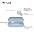 Miniatyrbild 6 av 6: Sony WF-C510 Trådlösa Bluetooth-hörlurar - Blå
