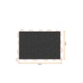 Miniatyrbild 1 av 2: Svart presenning för släpvagn, Mått: 2x3m. Black Decker