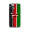 Miniatyrbild 1 av 2: Mobilskal – Kenyas flagga – Kompatibel med iPhone 11 Pro – Flexibelt fodral – Slitstarkt och stötresistent – Silikon – Pixelforma