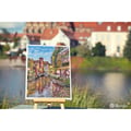Miniatyrbild 2 av 2: Kit för korsstygn - MEREJKA - K-158 Floden - 30x40 cm - Aida 16ct écru - 37 färger DMC