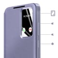Miniatyrbild 3 av 5: Fodral för Galaxy S26 Ultra med Smart View-fönster och kortfack Grå lavendel