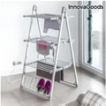 Miniatyrbild 1 av 6: Compak InnovaGoods 300W hopfällbar elektrisk torkställning för kläder grå (30 barer)-- V0100467