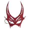 Miniatyrbild 2 av 3: MASK DIABLO RÖD GLITTRIG VUXEN