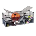 Miniatyrbild 6 av 6: Ferplast MULTIPLA HAMSTER LARGE Bur för hamstrar och möss, modulär. Tillbehör ingår. MULTIPLA HAMSTER LARGE - 107.5 x 37.5 x