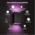 Pikkukuva 4 / 6: Philips Hue White and Color Ambiance Resonate - 8W - Musta seinäteippi