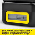Miniatyrbillede 2 af 6: Batteri KARCHER POWER 36V / 2,5 Ah med LCD-skærm og hurtigoplader