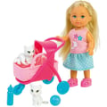 Miniatyrbild 3 av 3: Barnvagn - SIMBA TOYS - Evi LOVE Kattvagn - Rosa - Från 3 år - Avtagbar