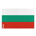 Miniatyrbild 1 av 3: Bulgariska flaggan – 128 x 192 cm – Hållbar polyester – 2 metallöglor – Inomhus / Utomhus – Pixelforma