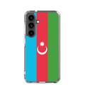 Miniatyrbild 1 av 2: Mobilskal – Azerbajdzjans flagga – Kompatibel med Samsung Galaxy S24 Plus – Mjukt skal – Stötsäkert och slitstarkt – Pixelforma
