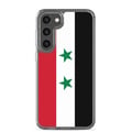 Miniatyrbild 1 av 2: Telefonfodral – Syriens flagga – Kompatibel med Samsung Galaxy S23 Ultra – Mjuk fodral – Stöttålig och chockresistent – Pixelforma