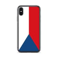 Miniatyrbild 1 av 2: Mobilskal – Tjeckiens flagga – Kompatibel med iPhone XS Max – Mjuk Fodral – Hållbar och Stötsäker - Silikon - Pixelforma