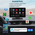 Miniatyrbild 3 av 6: AWESAFE GPS Bil Carplay Trådlös 9'' IPS Skärm silver Carplay Android Auto Bluetooth