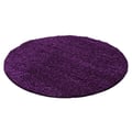 Miniatyrbild 3 av 5: Ayyildiz - Shaggy-golvmatta med lång lugg i en unik färg VIOLET - (80x150 cm)