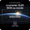 Miniatyrbild 6 av 6: Monitor - LG - UltraGear 45" OLED - 5120 x 2160 21:9 - 330Hz - NVIDIA G‑SYNC