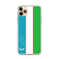 Miniatyrbild 1 av 2: Telefonhörsel - PIXELFORMA - Uzbekistan flagga - Kompatibel med iPhone 11 Pro Max - Mjuk - Stötbeständig