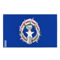 Miniatyrbild 1 av 3: Flagga för Nordmarianerna – 128 x 192 cm – Hållbar polyester – 2 metallöljett – Inomhus / Utomhus – Pixelforma