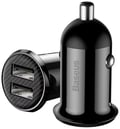 Miniatyrbild 5 av 6: Bil-laddare - Baseus - CCALLP-01 - 4.8A - Dubbel USB - Svart