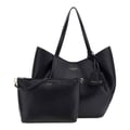 Miniatyrbillede 1 af 4: GUESS Sort shopper til kvinder - Amorette 2 i 1 Tote Bag 319111
