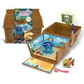 Miniatyrbild 1 av 2: CRAYOLA - Washimals Ocean Glow Pets - Treasure Box Kit, för färgning och tvätt av babydjur, vilt och present till barn,
