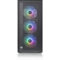 Miniatyrbillede 3 af 5: PC taske - THERMALTAKE - S200 TG ARGB (Sort) - Medium tårn - ATX format - Uden strømforsyning