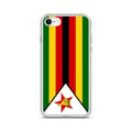 Miniatyrbild 1 av 2: Telefonfodral – Zimbabwe-flagga – Kompatibel med iPhone 6 – Mjuk nyckelring – Slitstark och stötresistent - Silikon - Pixelforma