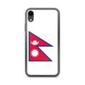 Miniatyrbild 1 av 2: Mobilskal - PIXELFORMA - Nepals flagga - Kompatibel med iPhone XR - Flexibel - Stötresistent