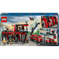 Miniatyrbild 6 av 6: LEGO® 60414 City brandstation och brandbil, hundfigurleksak och 5 minifigurer, barngåva