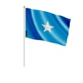 Miniatyrbild 1 av 3: Mini flagga från Somalia – 30 x 45 cm – Att hålla i handen – Polyester – 1 styck – Pixelforma