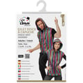 Miniatyrbild 5 av 6: Discojacka med huva - PTIT CLOWN - PTIT CLOWN - Flerfärgad - Storlek L/XL - Vuxen