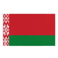 Miniatyrbild 1 av 3: Vitrysslands flagga – 64 x 96 cm – Hållbar polyester – 2 metallöglor – Inomhus / Utomhus – Pixelforma
