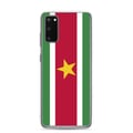 Miniatyrbild 1 av 2: Mobilskal – Surinams flagga – Kompatibel med Samsung Galaxy S10e – Mjuk fodral – Slitstark och stöttålig – Pixelforma