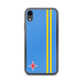 Miniatyrbild 1 av 2: Telefonfodral – Aruba Flagga – Kompatibel med iPhone XR – Mjuk Fodral – Slittålig och Stötsäker - Silikon - Pixelforma