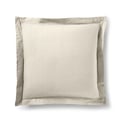 Miniatyrbild 1 av 4: Kudde "Prémium" alla storlekar - Prémium Sand - 63 x 63 cm platt volang quiltad - Prémium Sand -