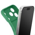 Miniatyrbild 2 av 5: Siliconfodral för iPhone 17 Pro Max med förstärkt kamerablock grön